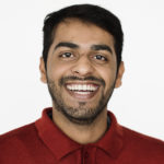 Worldface-Pakistani guy in a white background