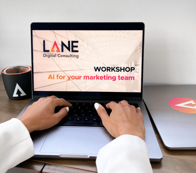 Woskhop Marketing AI slide from LANE Digital