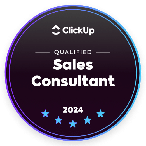 ClickUp badge - Sales Consultant